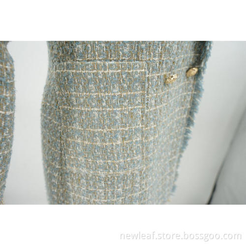ladies turn down collar dress